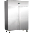 Commercial Refrigerator 1150 Litres Upright Stainless Steel Twin Door 1480x730x2010mm Fan Assisted Cooling |  Thl1180 Tn