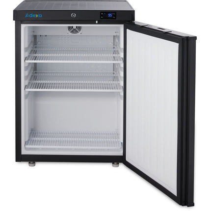 200lt Commercial Refrigerator Undercounter Single Door Black |  Dwr200 B