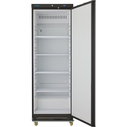 400lt Commercial Refrigerator Upright Cabinet Single Door Black |  Dwr400 Bc