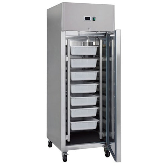 600lt Commercial Fish Fridge Stainless Steel Upright Cabinet Single Door Ventilated Cooling |  Thl600 Tnfish