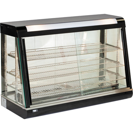 Commercial Heated Display Merchandiser 370 Litres Countertop |  Fm48
