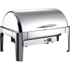 Roll Top Chafer Electric Heating Gn1/1 Stainless Steel Mirror Polish 9 Litres |  Ra2301 Be