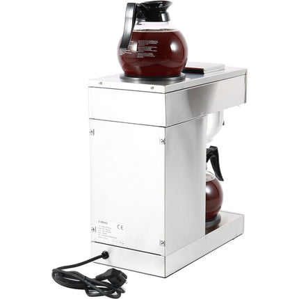 Commercial Filter Coffee Maker Manual Fill 2 Glass Jugs 2 Hotplates |  Rb386