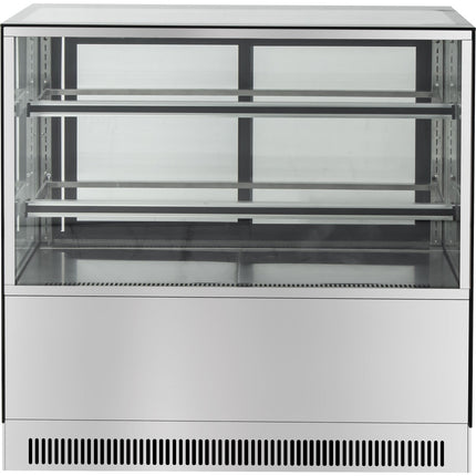 Cake Counter 1200x730x1200mm 2 Shelves Mirror Front Led |  Gn1200 Rf2