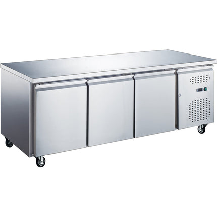 Professional Refrigerated Counter 3 Doors Depth 600mm |  Thsnack3100 Tn
