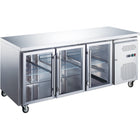 Commercial Refrigerated Counter 3 Glass Doors Depth 600mm |  Thsnack3100 Tng