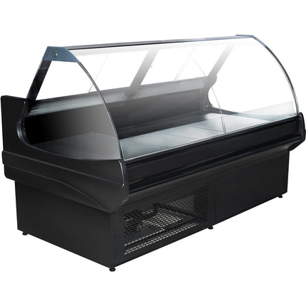 Serve Over Deli Counter Curved Glass Front Width 1350mm |  Kscp1311 Rca