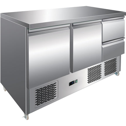 Commercial Refrigerated Counter 2 Drawers 2 Doors |  2 Ds33