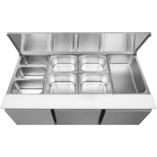 Saladette Open Top 3 Doors |  Ths903