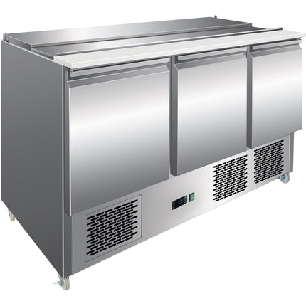 Saladette Open Top 3 Doors |  Ths903