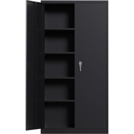 Professional Black Steel Cabinet 2 Doors 800x400x1800mm |  Sart202