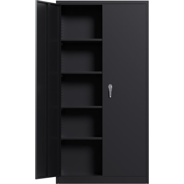 Professional Black Steel Cabinet 2 Doors 800x400x1800mm |  Sart202