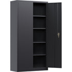 Professional Black Steel Cabinet 2 Doors 800x400x1800mm |  Sart202