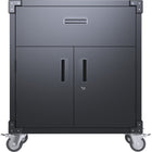Professional Mobile Black 2 Door 1 Drawer Steel Tool Cabinet 800x420x900mm |  Sart222