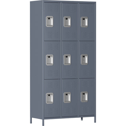 Commercial Grey 9 Door Locker 900x400x1830mm |  Sart240