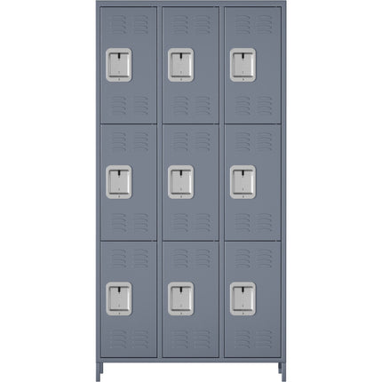 Commercial Grey 9 Door Locker 900x400x1830mm |  Sart240