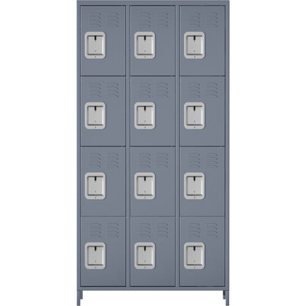 Commercial Grey 12 Door Locker 900x400x1830mm |  Sart242