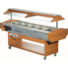 Refrigerated Salad Bar 6x Gn1/1 Walnut | Sbm6 C