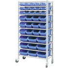 Commercial Heavy Duty Mobile Shelving Unit 9 Tier 36 Bins 860x410x1780mm |  Sbrhd3691