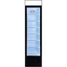 Commercial Bottle Cooler Upright 145 Litres Hinged Glass Door Led Canopy Black |  Sc145 B
