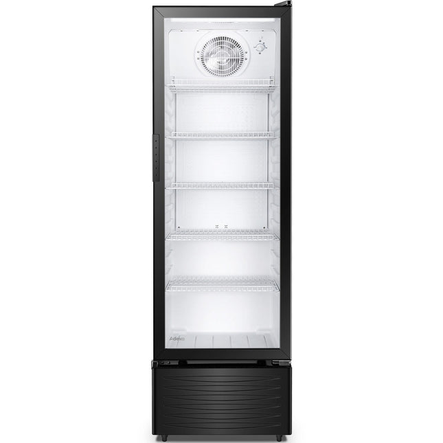 Commercial Upright Single Glass Door Bottle Cooler 304 Litres |  Sc282