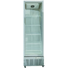 Commercial Refrigerator Upright 320 Litres Hinged Glass Door Grey |  Scf327