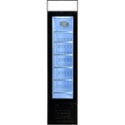 Commercial Bottle Cooler Upright 105 Litres Hinged Glass Door Led Canopy Black |  Sc105 B