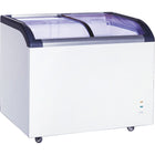 Commercial Display Chest Freezer Curved Sliding Glass Lid 190 Litres |  Lvnt266