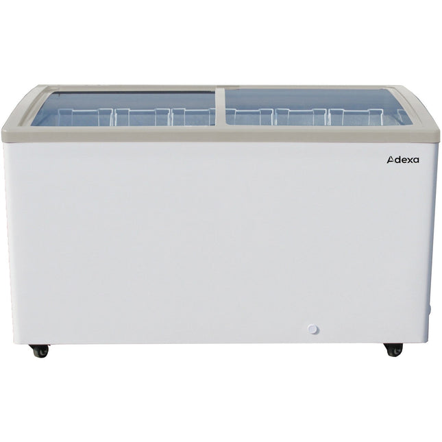 Commercial Display Chest Freezer Curved Sliding Glass Lid 453 Litres |  Sd551 S