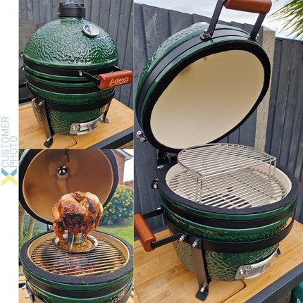 16&Quot; Ceramic Kamado Bbq Grill Egg | Se Mini Max