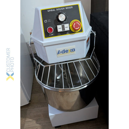 Professional Spiral Dough Mixer 20 Litres Fixed Head Fixed Bowl 2 Speeds 230 V/1 Phase |  Sh20