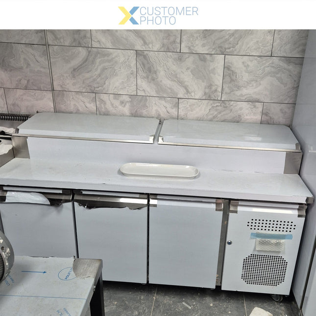 Preparation Counter 3 Doors 8x Gn1/3 1795x700x1085mm |  Sh37