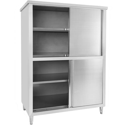 Commercial Stainless Steel High Storage Cabinet 4 Shelf 1200x600x1800mm |  Shc12060