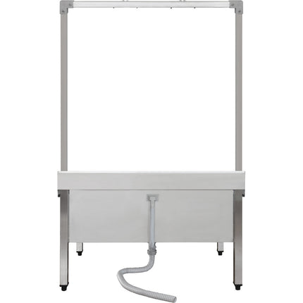 Commercial Stainless Steel Mop Sink With High Rack &Amp; 2 In 1 Mop Holder 1000x600x550mm | Smsjyhr10060