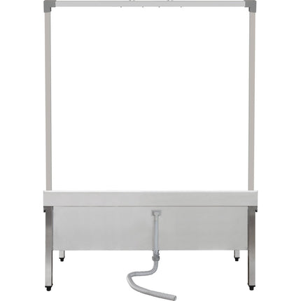 Commercial Stainless Steel Mop Sink With High Rack &Amp; 2 In 1 Mop Holder 1200x600x550mm | Smsjyhr12060