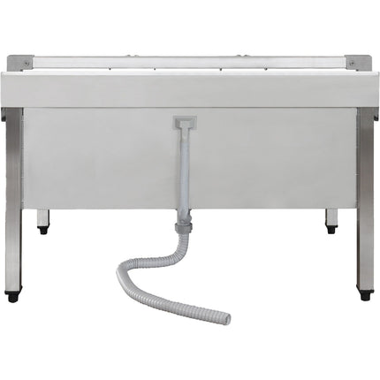 Commercial Stainless Steel Mop Sink With Low Rack &Amp; 2 In 1 Mop Holder 1000x600x550mm | Smsjylr10060
