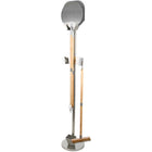 Set Of 3 Pizza Oven Tools With Stand 12&Quot; Square Pizza Peel, 12&Quot; Round Pizza Peel &Amp; Pizza Oven Brush With Scraper |  Spth4 S