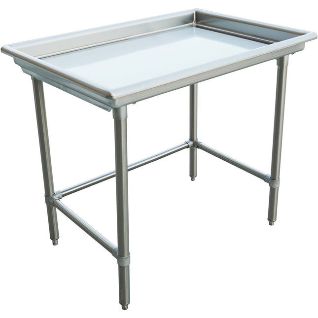 Commercial Stainless Steel Dish Sorting Table 1219mm Width | Srt48