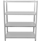 Commercial Shelving Unit 4 Tier Board Stainless Steel 1200x500x1500mm |  Ssb12050