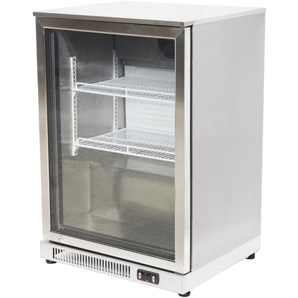 Back Bar Cooler 1 Hinged Door 128 Litres Stainless Steel |  Ssbc01 P
