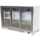 Back Bar Cooler 3 Sliding Doors 312 Litres Stainless Steel |  Ssbc03 Ps
