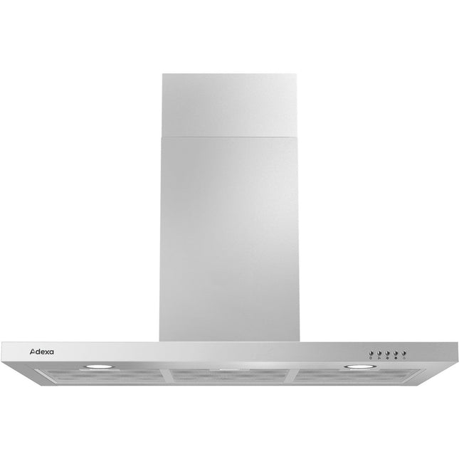 Commercial Chimney Extraction Canopy With Filter, Fan, Lights &Amp; 3 Speeds 900mm |  Ssch3 A