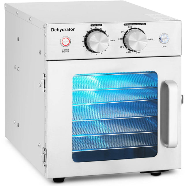 Commercial Food Dehydrator 6 Removable Trays 0.5k W 15 Litres |  Sst04