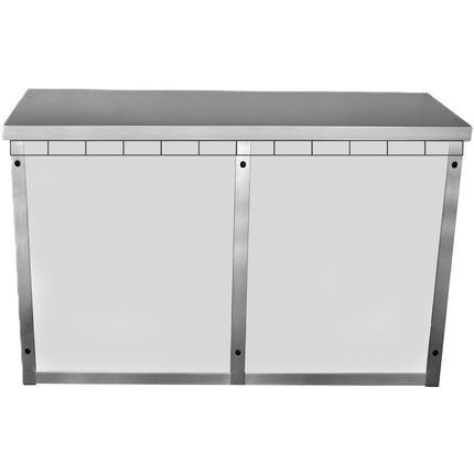 Commercial Wall Cabinet Cupboard Glass Doors Stainless Steel 1200x400x800mm |  Swcgdhh120402