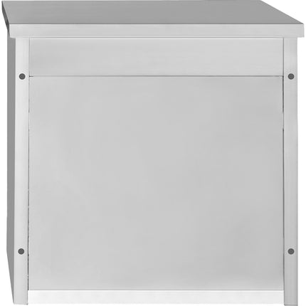 Commercial Wall Cabinet Cupboard Glass Doors Stainless Steel 800x400x800mm |  Swcgdhh80402