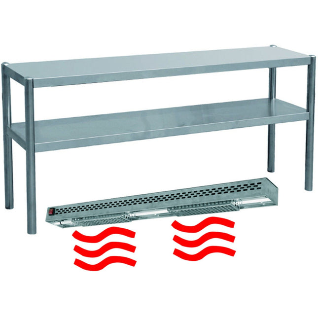 Heated Gantry With Strip Heater 2 Levels Width 1800mm Height 700mm |  Thab2 R187 Thkbs174