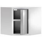 Wall Cabinet Corner Unit Stainless Steel 700x700x650mm |  Vwcc77