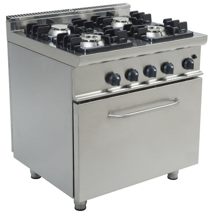 Professional Gas Range 4 Burners 20k W Gas Oven 5.8k W |  Thg7 F4 Pwfg1
