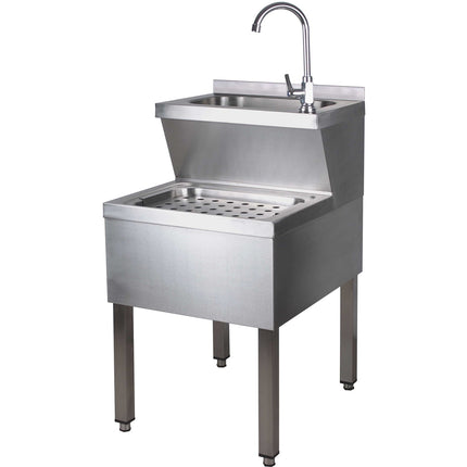 Janitorial Sink &Amp; Basin Stainless Steel Depth 600mm |  Vhwa56