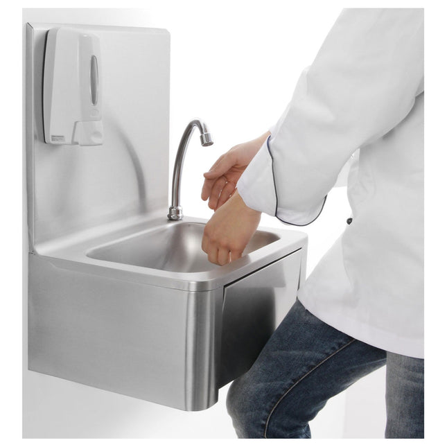 Commercial Hand Wash Sink Stainless Steel Knee Control Stainless Steel |  Thhwr43